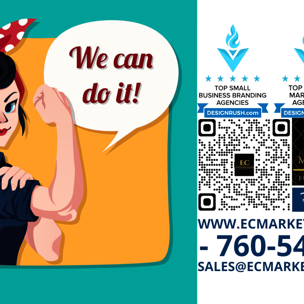 we can do it inspired rosie the riveter poster with ec marketing awards and accolades