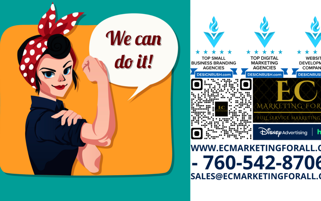 we can do it inspired rosie the riveter poster with ec marketing awards and accolades