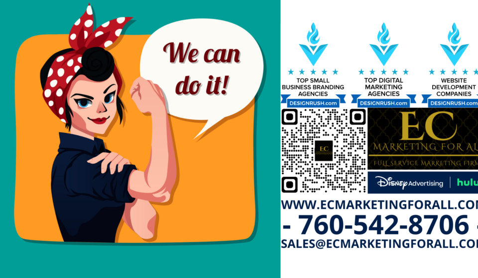 we can do it inspired rosie the riveter poster with ec marketing awards and accolades